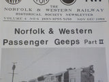 Norfolk and Western Historical Society Newsletter 1988 November December
