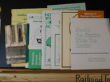 Southern Railway  lot of 14:items brochures decal postcard more