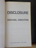 Michael Chrichton Disclosure Airframe Lot of two novels