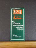 Nashville Chattanooga & St Louis Ry public timetable 1957 Spring NC&StL