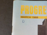 Progressive Railroading 1988 March UP track commitment Shop reborn as specialist