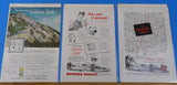 Ads Western Pacific RR California Zephyr #7 Advertisements from various magazine