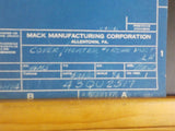 Blueprint Mack Manufacturing Corporation Cover, Heater Duct #1 Rear R.H. Folded