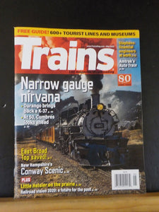 Trains Magazine 2020 May Narrow gauge nirvana EBT saved Conway Scenic Auto Train