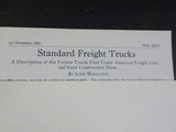 Model Railroader Magazine 1934 November Milw Rd streamline coaches Freight car t