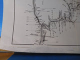 Map Boston & Worcester Street Railway System Reprint