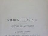 Golden Gleanings BY David Heston A selected miscellany Hard Cover 1886