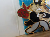 Jaycees Illinois Atlantic City or Bust  dicew heel man with bag Pin