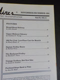 Electric Lines Magazine 1991 November December Broad St Electriclines Daytona