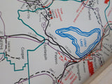 Map of Utah Railroads Past and Present 1996   folded