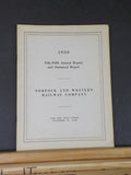 Norfolk and Western Railway Annual Report 55th Year ended December 31 1950  MAP