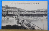Postcard Lyon Pont La Fayette Perspective et Quai de Retz B.F. Paris Carte Posta