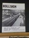 Rollsign Magazine of New England Transit News 1971 June July Main Line El Openin