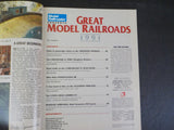 Great Model Railroads 1991 Premier Issue C&O SF PRR