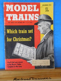 Model Trains 1955 December Car service pits Culvert Switchbacks Coal Bunker Oil