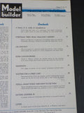 Model Builder 1948 December Lionel Magazine Small street car Christmas tree nurs
