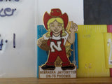 Jaycees Nebraska Harrietta Husker In White Shirt W/Football On White Base - On-T