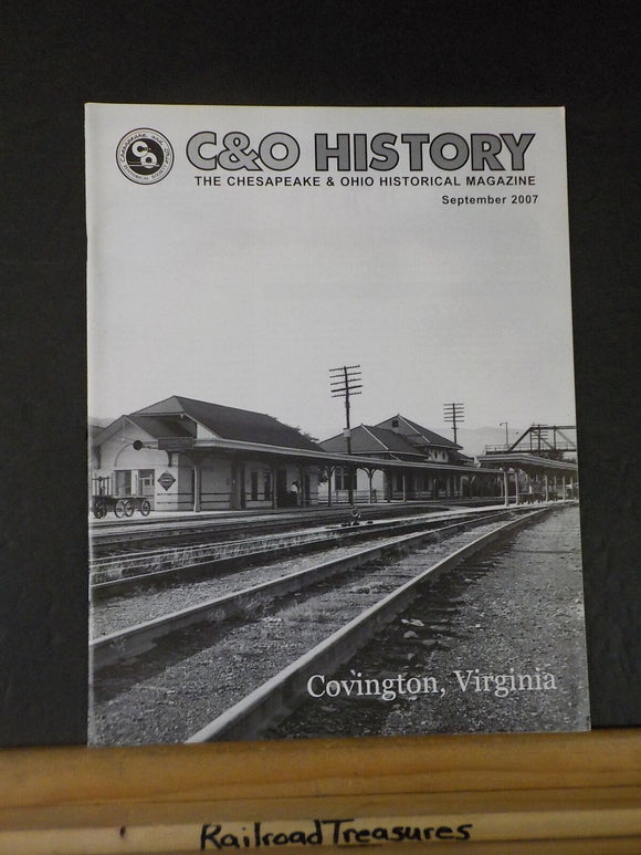 C&O History 2007 September Chesapeake and Ohio Historical Magazine