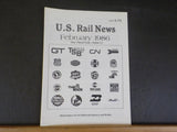 US Rail News 1986 February Our 3rd Year Marketplace for the Railroad Industry &