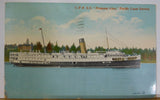 Postcard C.P.R. S.S. Princess Alice Pacific Coast Service Postmarked 1918?