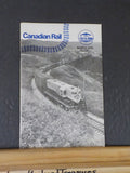 Canadian Rail #314 1978 March Canadian Railroad Historical Society