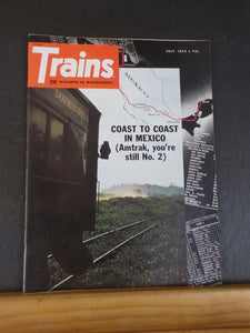 Trains Magazine 1974 July Coast to coast in Mexico