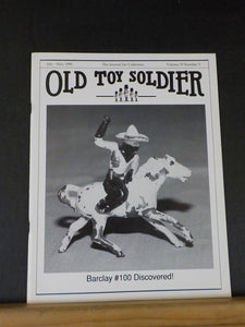 Old Toy Soldier Newsletter Vol 19 #5 1995 Oct-Nov Barclay #100 discovered