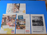 Ads Union Pacific Railroad Lot #42 Advertisements from various magazines (10)