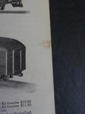 Model Craftsman RMC 1937 July Motor scetion car Stationary steam engine Caboose