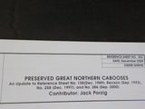 Great Northern Goat Reference Sheet #352 December 2008 Preserved Cabooses