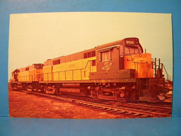 Postcard Chicago & Northwestern 900 C&NW Alco model RS-27