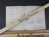 Blueprint Philadelphia & Reading 1905 50-Ton High Side Drop Bottom Gondola BP312
