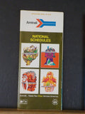 Amtrak 1970 Public Timetable Lot Includes 5 Timetables National schedules