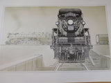 Print Canadian National #6148 Drawing by A. Bullock 1960’s