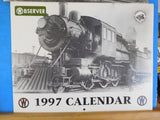 O&W Observer Ontario & Western Calendars (Lot of 7)  1988-2002 Various years