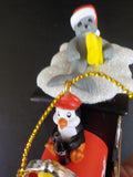 Coca-Cola 2001 Platinum Series collection Locomotive ornament Penguin Seal