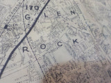 Map Bergen County New Jersey Hagstrom Map #2202 NO DATE Folded NJ?