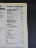 Official Railway Guide 1983 August September North American travel editio