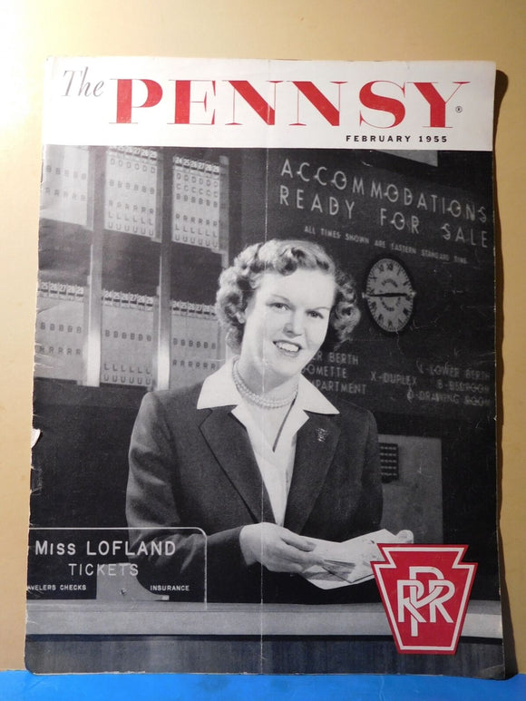 Pennsy Employee Magazine, the 1955 February