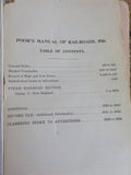Poor's Manual of Railroads 1915 Maps History rolling stock more  Damage