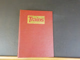Trains Magazine Binders Five binders with rods  USED