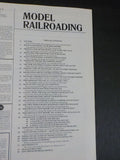 Model Railroading 1985 January February Benchwork AAR tank cars Loading ore /frt