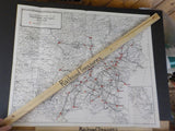 MAP Southern Railway System TOFC Ramps Map 1967 23 ½ x 20