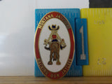 Jaycees Montana Backing Our Jaycees  Oval Trimmed Girl Horser PIN