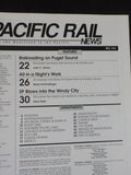 Pacific Rail News #314 1990 January SP Hello Chicago Super fleet at night RGI