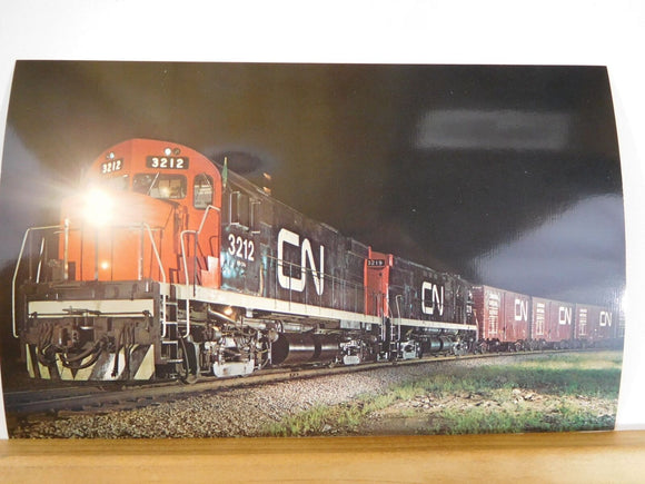 Postcard Canadian National Railways Locomotive #3212 5X9  Photo courtesy of  Can