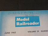 Model Railroader Magazine 1962 June How to build wood structures Fencemens car