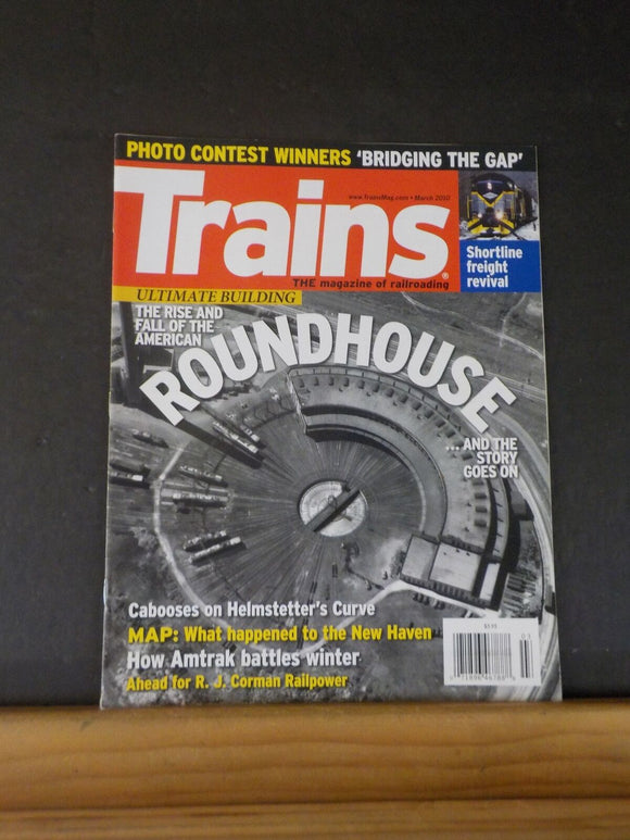 Trains Magazine 2010 March Roundhouse Cabooses on Helmstetter's curve