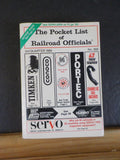 Pocket List of Railroad Officials #359 1984 3rd Quarter