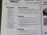 Railroad Model Craftsman Magazine 1991 September Building LV Cabooses